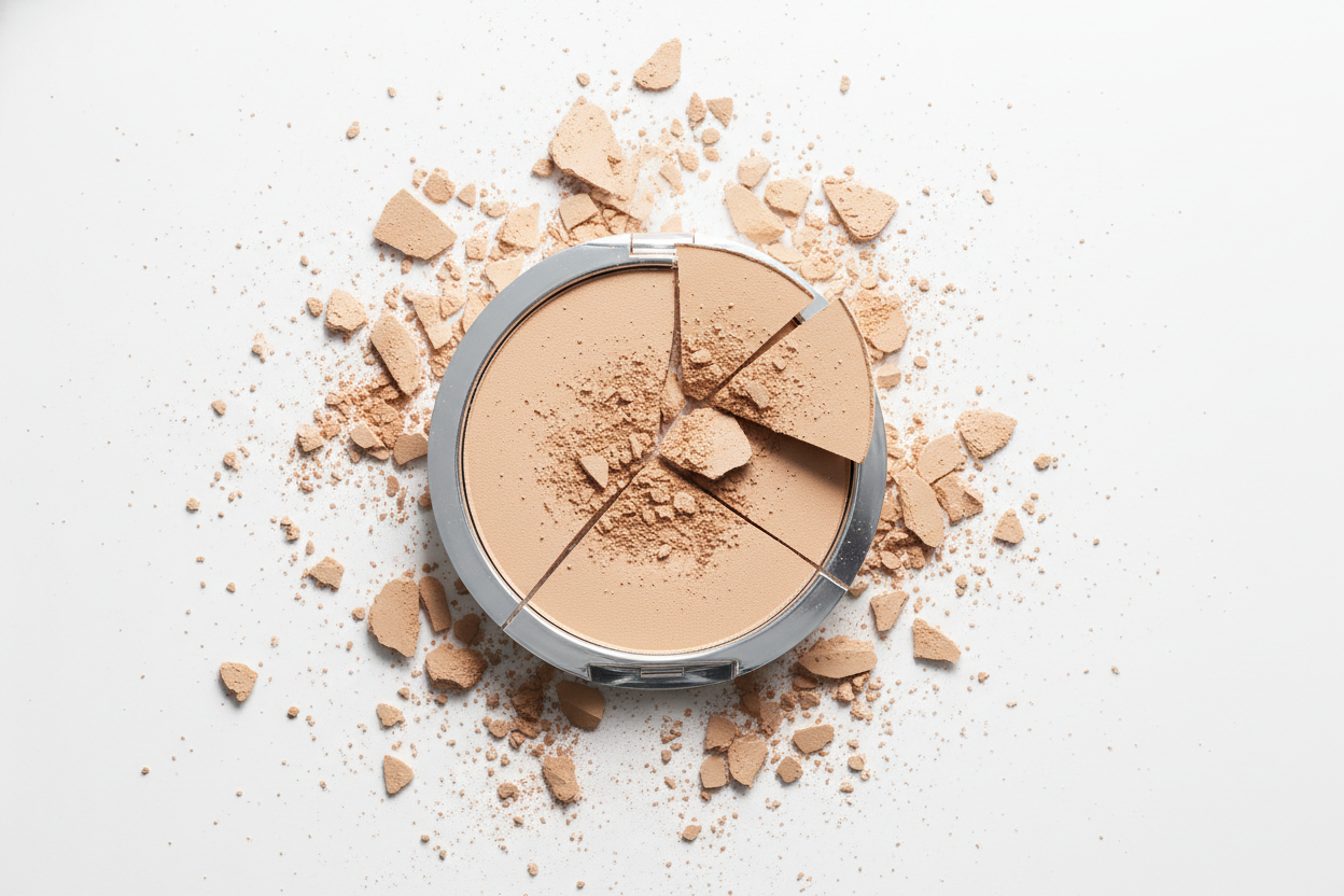 broken facepowder picture without brand anme